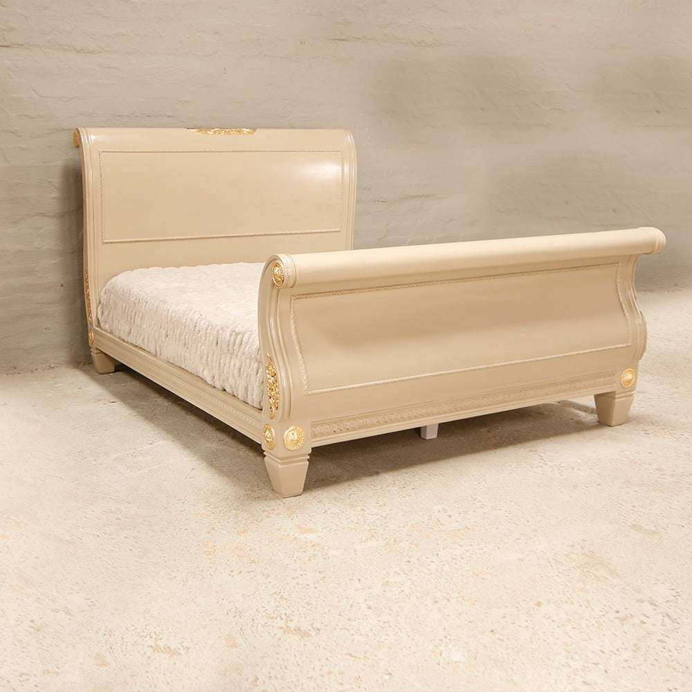 French Sleigh Bed