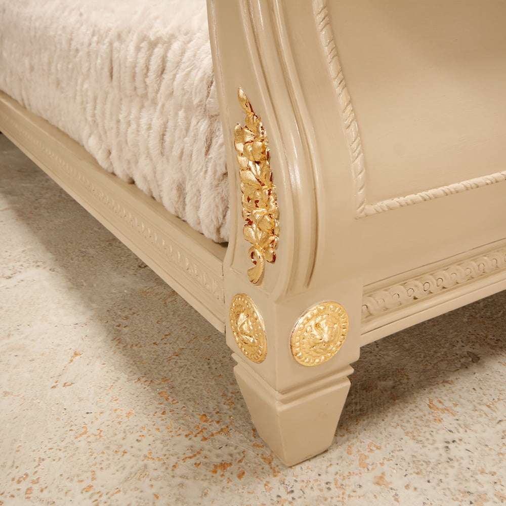 French Sleigh Bed