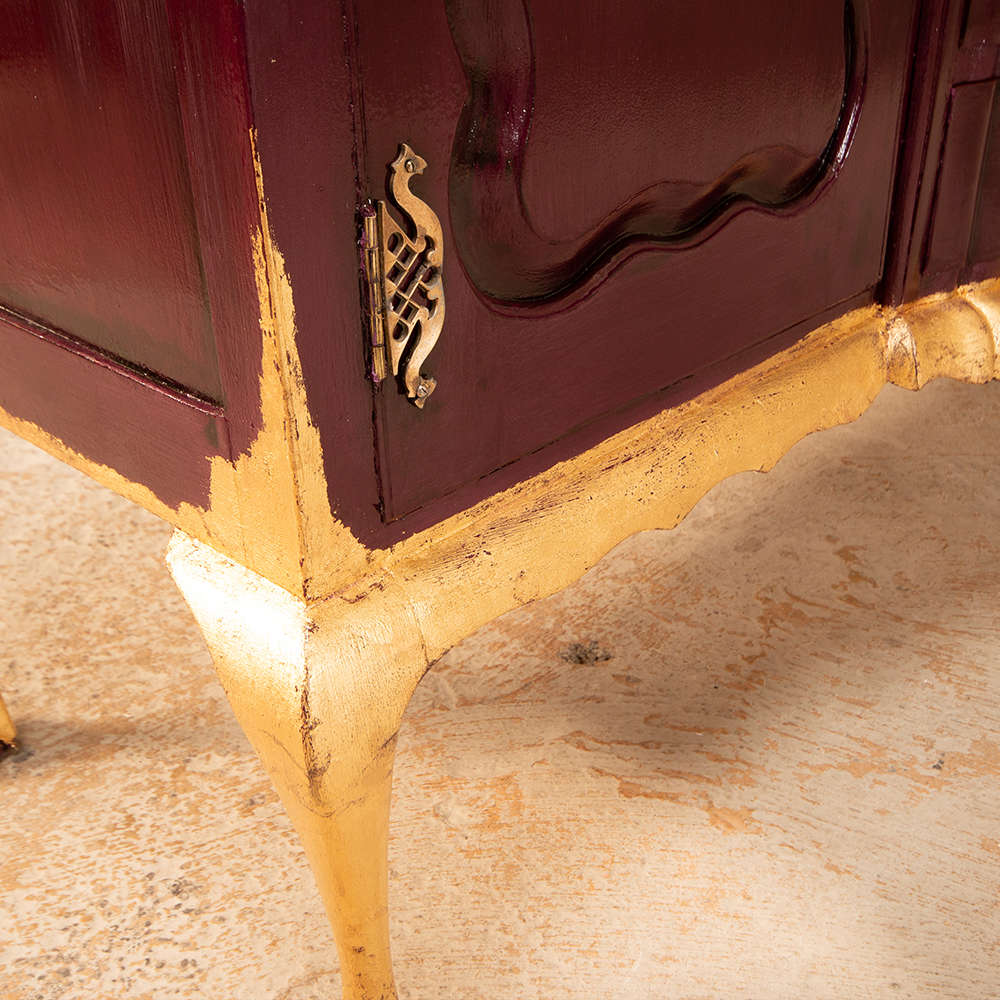 Ball and Claw Sideboard in Plum