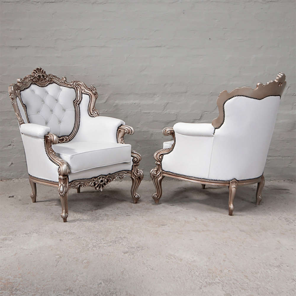 Italian Leather Armchairs