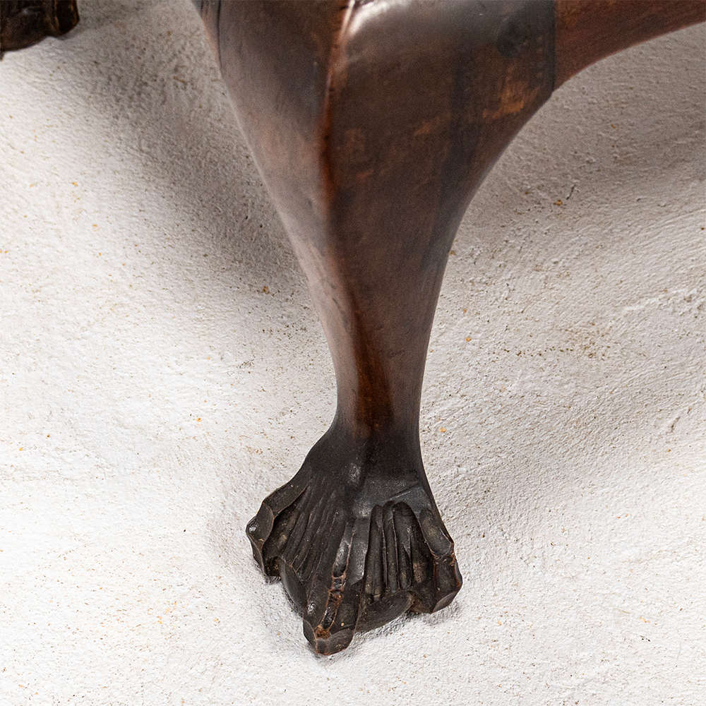 French Walnut Display Unit