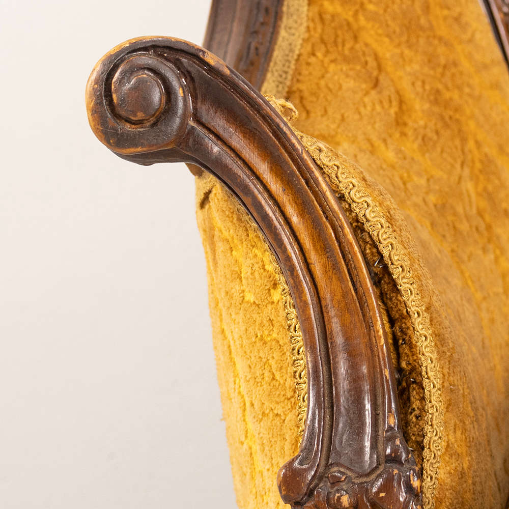 French Wide Armchairs