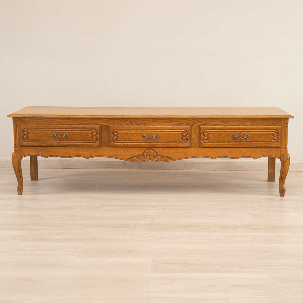 Belgian Oak Display Cabinet