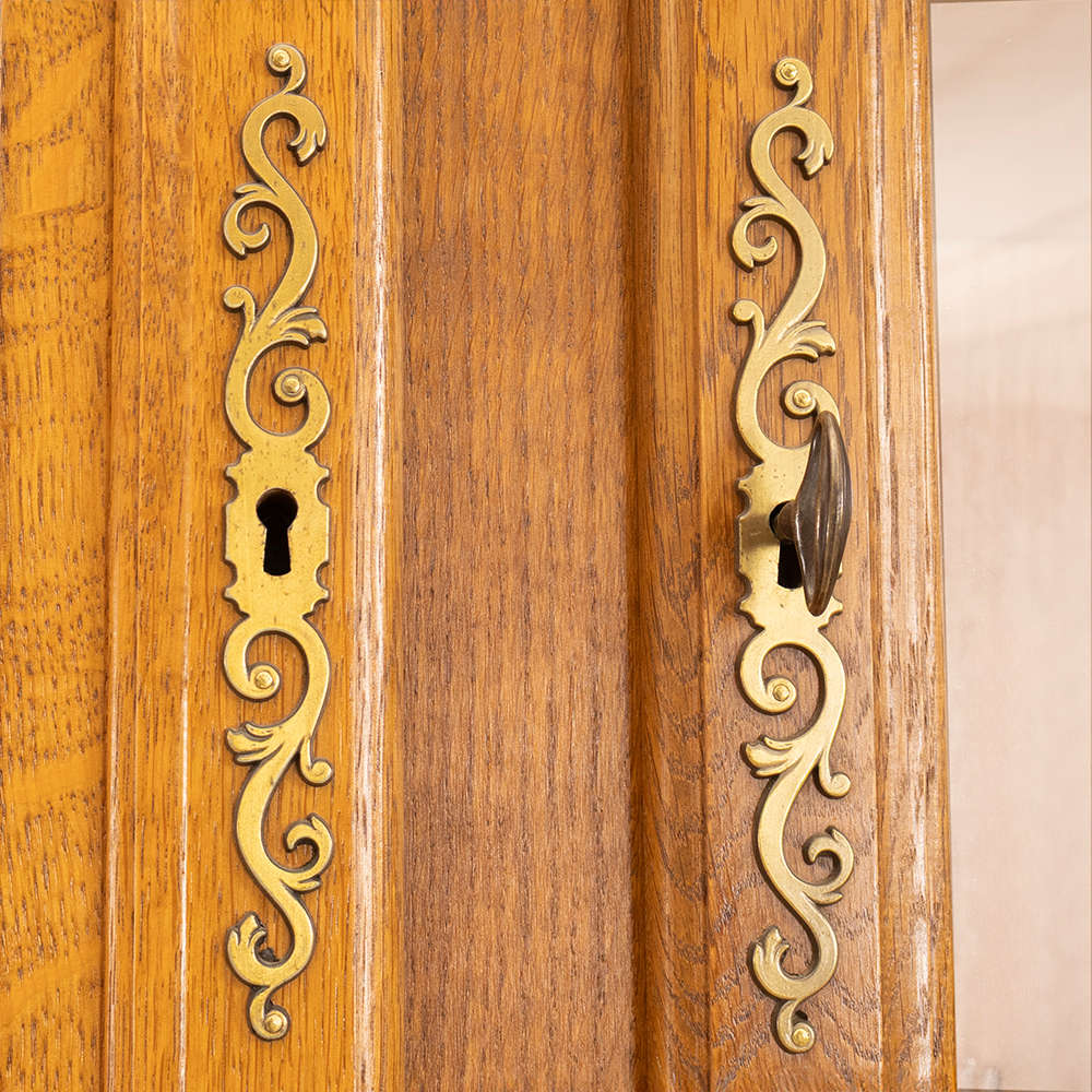 Belgian Oak Display Cabinet