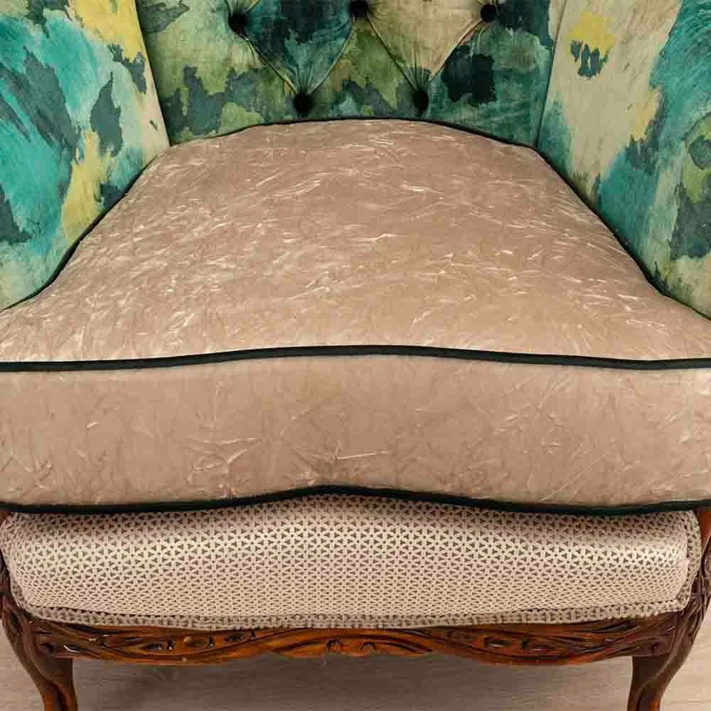 Italian Carved Arm Chairs