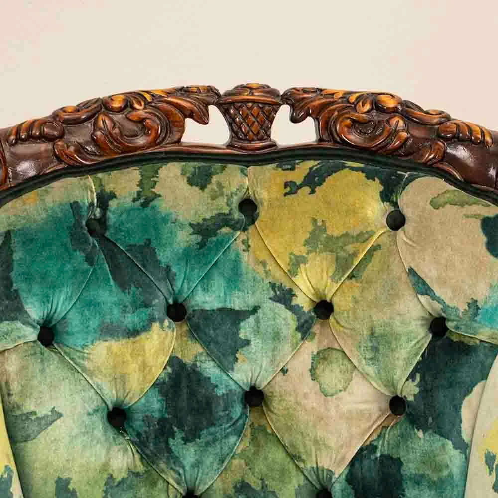 Italian Carved Arm Chairs