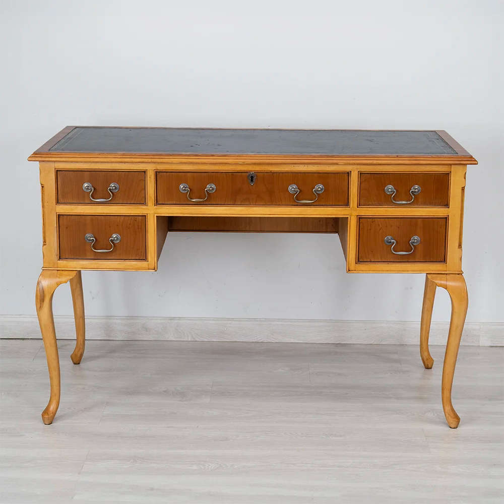 Leather Yellow Ladies Desk