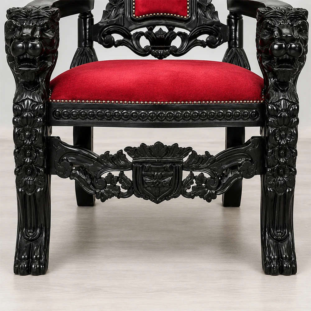 Lion Head Throne Chairs