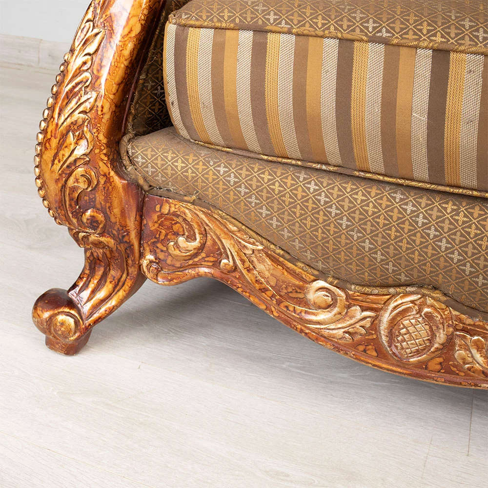 French Rococo Style 2 Seater Sofa