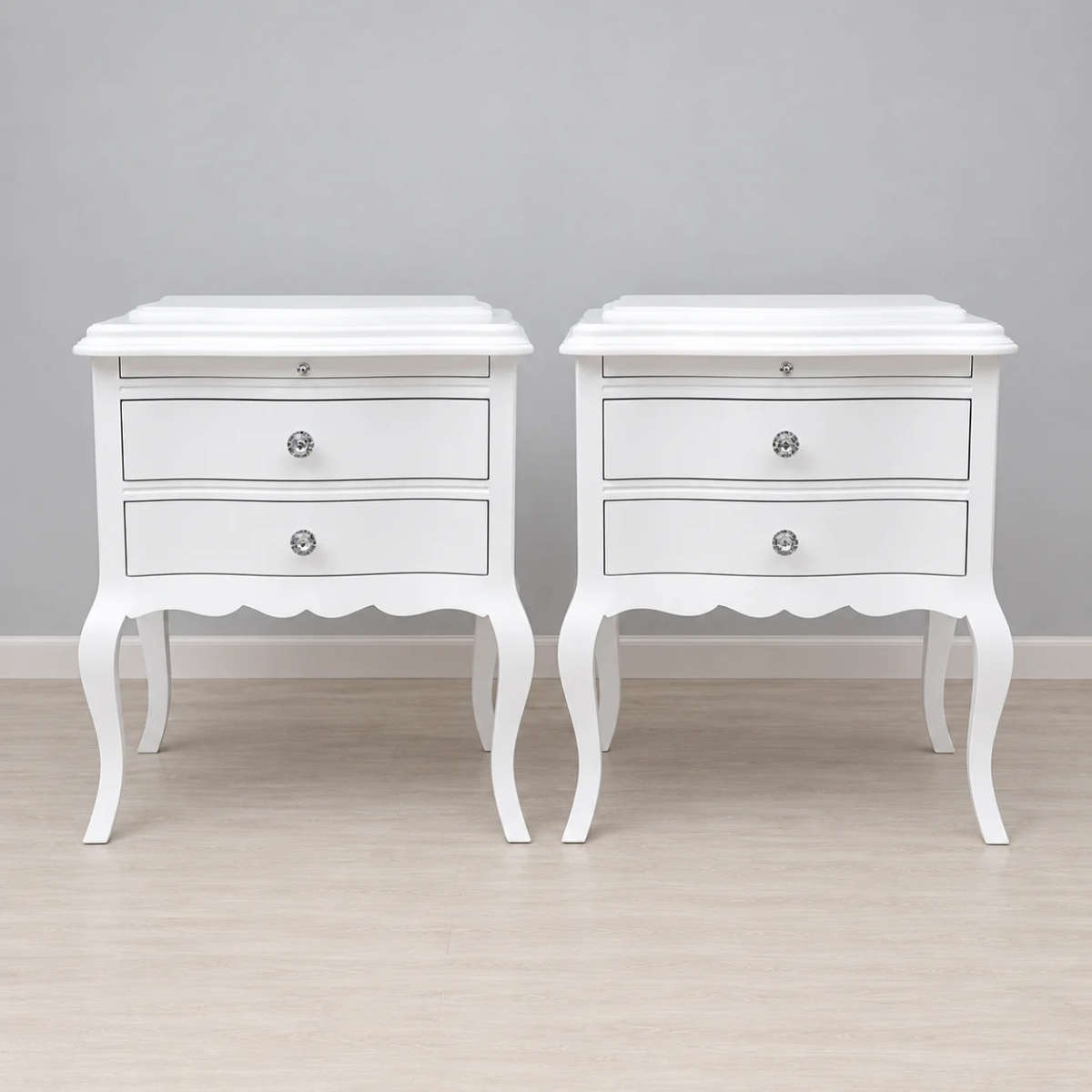 French Pedestals 2 Drawers