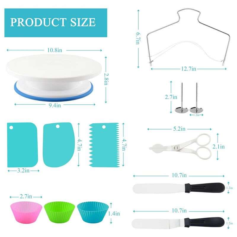 92-Piece Set Stainless Steel Cake Cake Decoration Tools