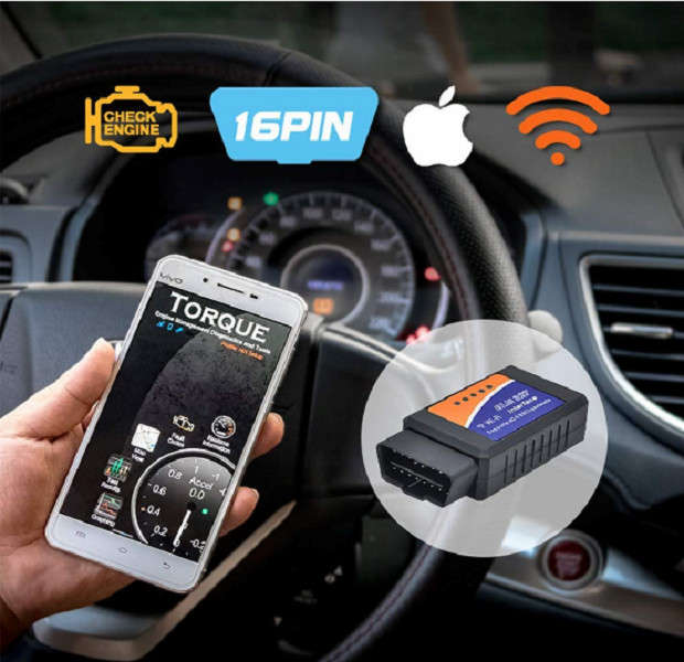 Wireless OBD2 Car Diagnostic Scanner OBDII Adapter - WIFI