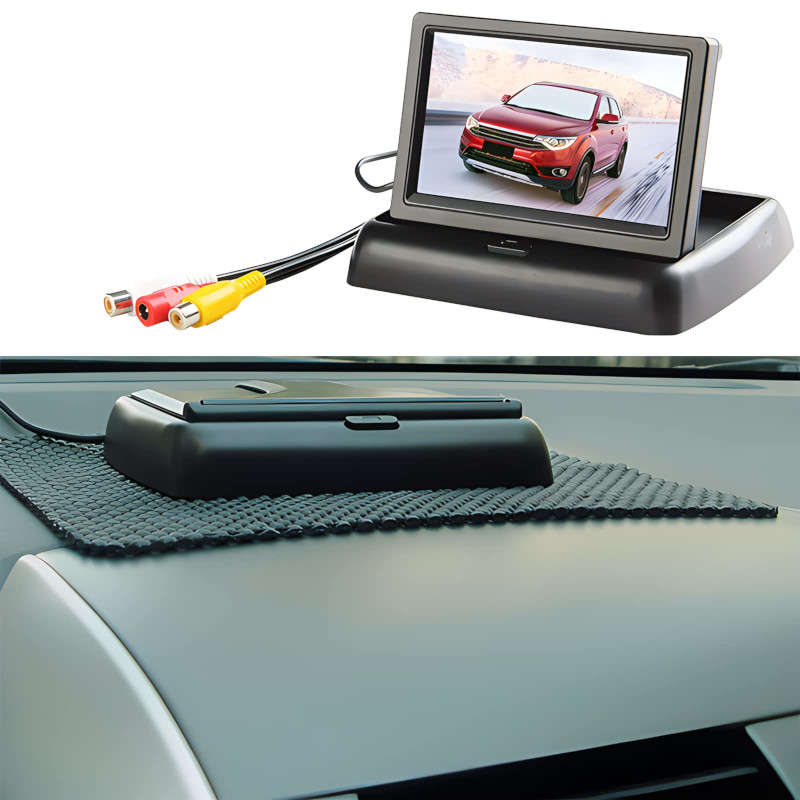 Car Reverse Camera Kit ( Camera + Screen + Mount + Cabling )