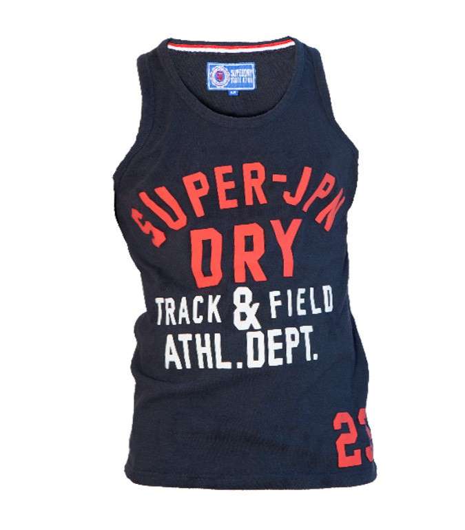SUPERDRY VEST Super - JP Black - SUPERDRY Large