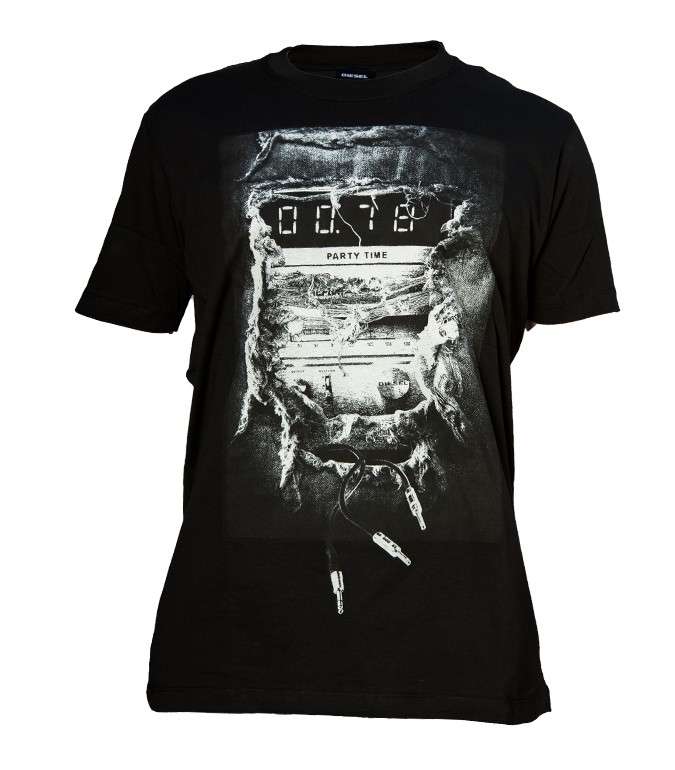 Diesel Black tee-shirt Joe 00SXNU - DIESEL XLARGE