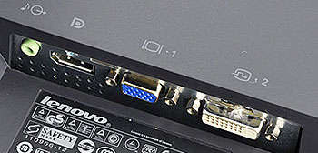 Lenovo ThinkVision 24" Wide LCD Monitor | DVI-D, VGA & Display Port