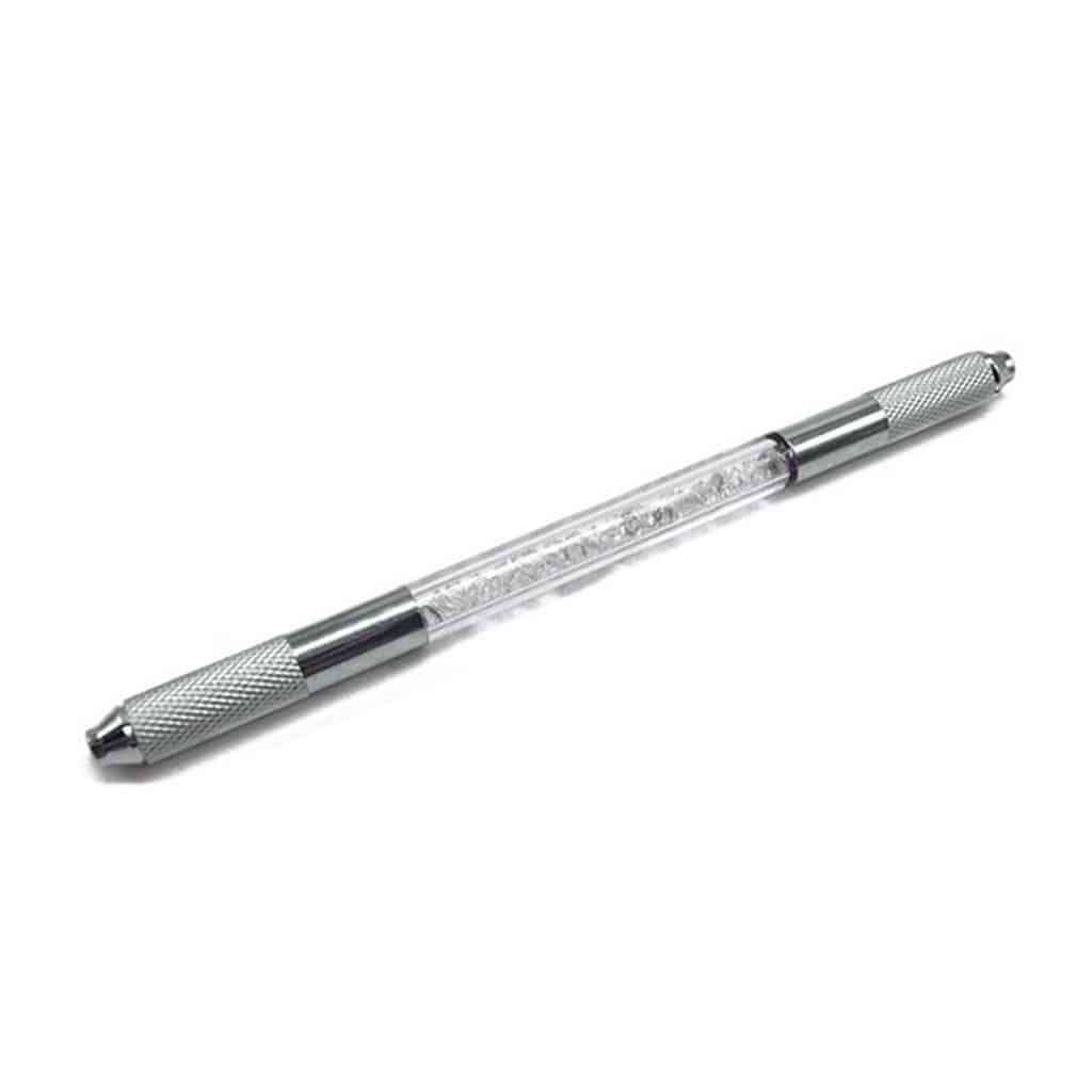 Dual-Head Acrylic Diamond Microblading Pen - white
