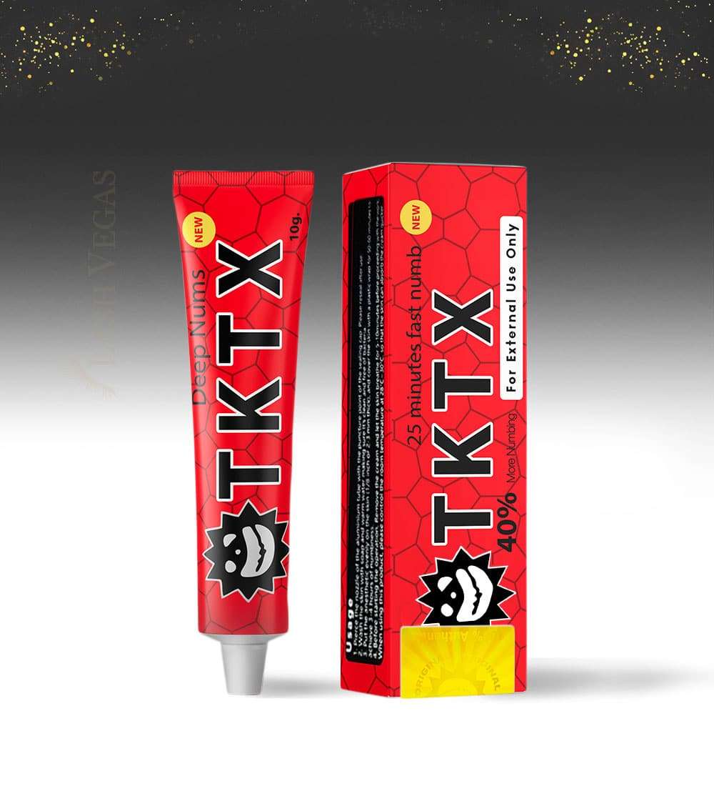 TKTX Topical Anaesthetic Numbing Cream 10g - red