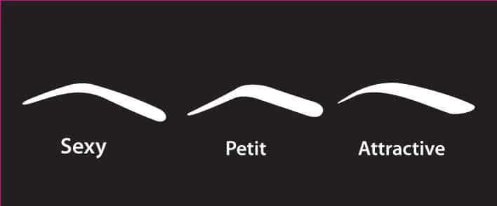 Christian Faye Eyebrow Make-Up Stencils (Sexy/Petite/Attractive) - Dramatic/Exotic/Glamorous (DEG)