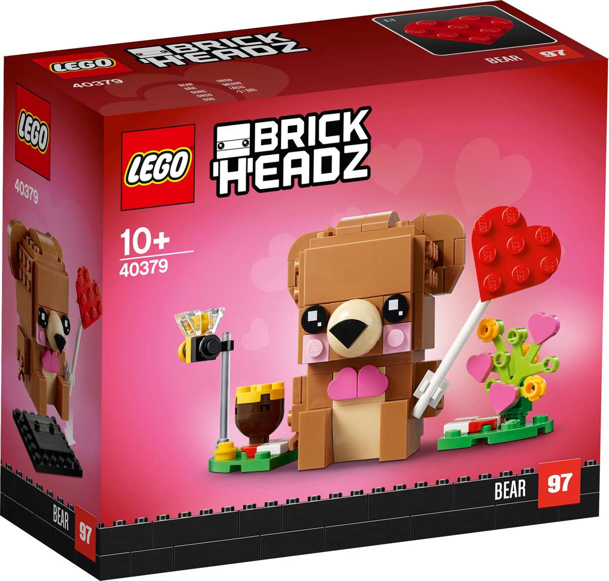 Lego Brickheadz Valentine's Bear (40379) *New*