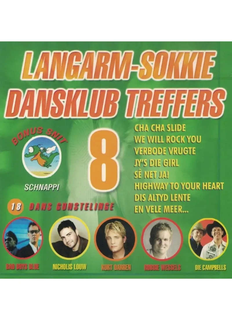 Langarm Sokkie Dansklub Treffers 8 (CD)