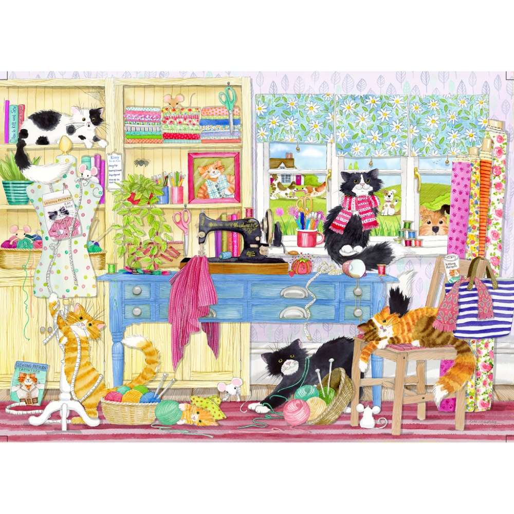Gibsons - Catastrophe Cottage - 4 x 500 Piece Jigsaw Puzzles