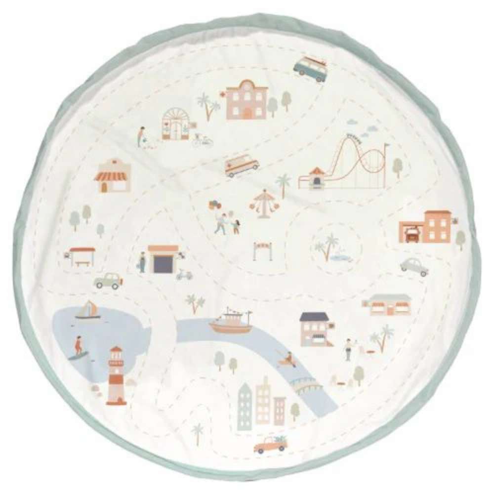 Play&Go - 3-in-1 Playmat & Toy Bag - Citymap