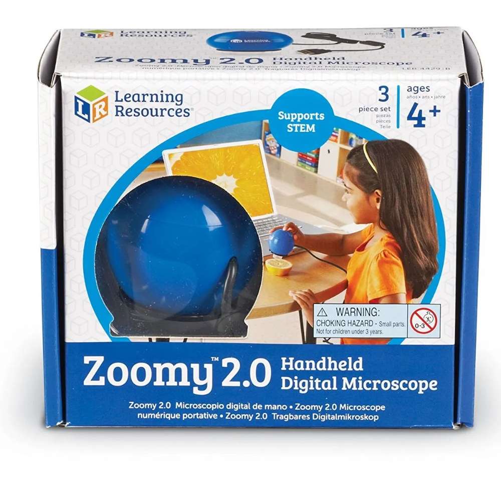 Learning Resources - Zoomy 2.0 Handheld Digital Microscope - Blue