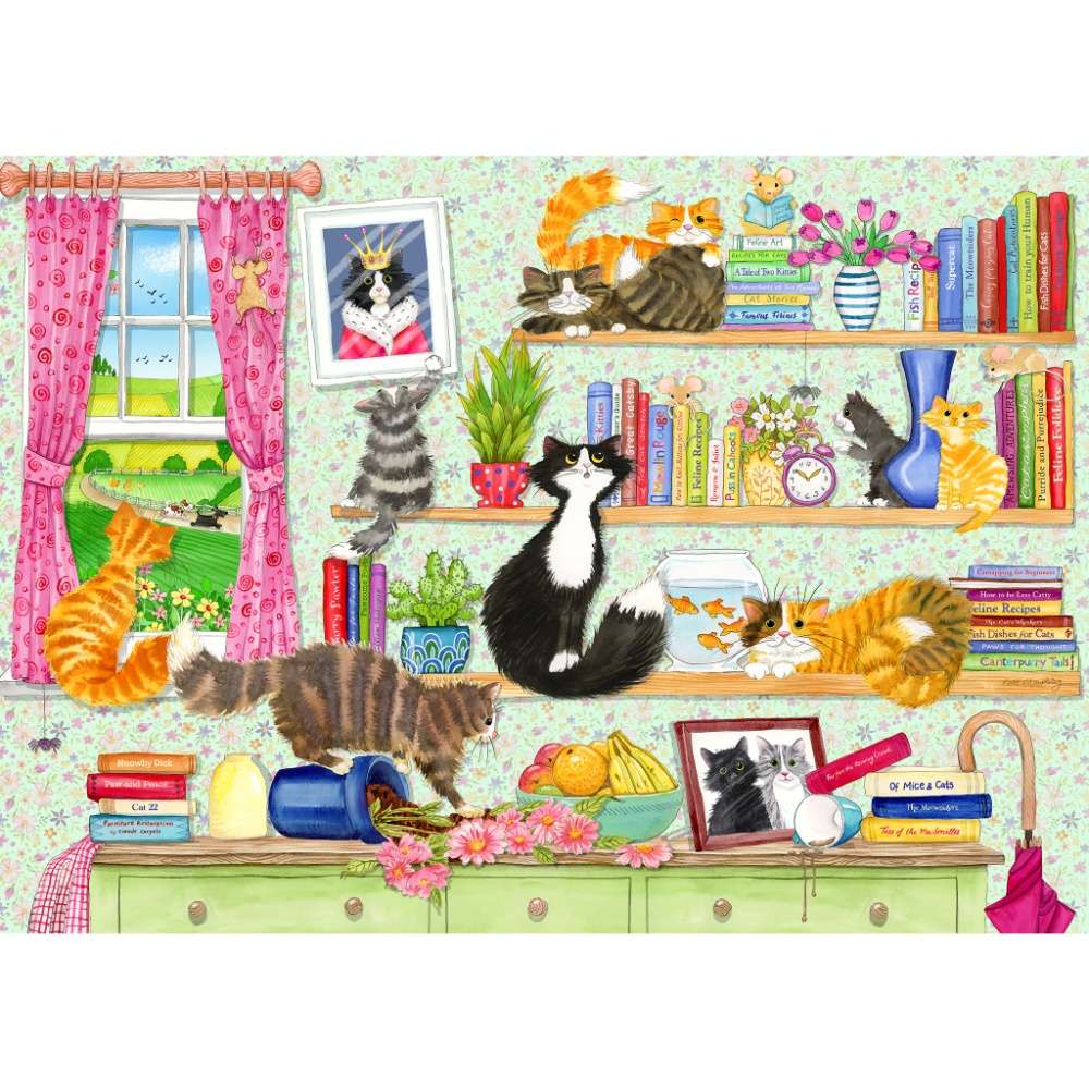 Gibsons - Catastrophe Cottage - 4 x 500 Piece Jigsaw Puzzles