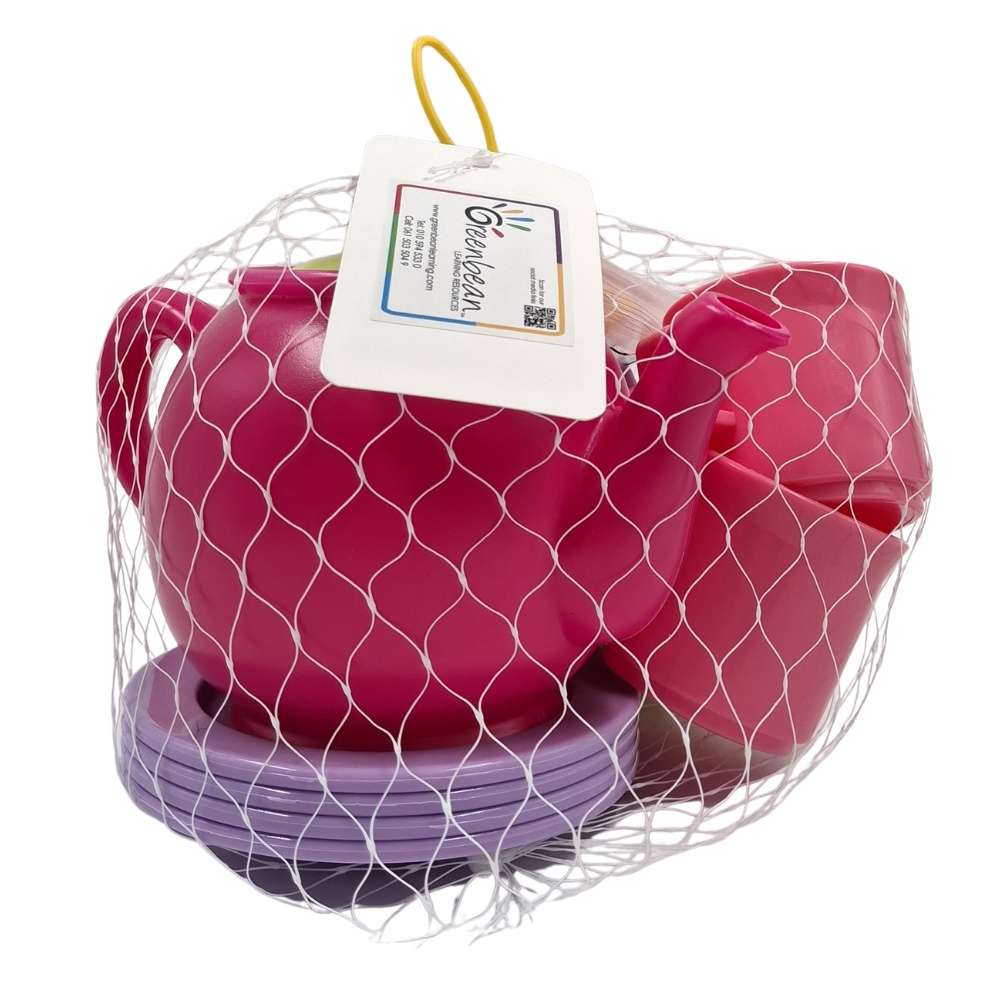 Greenbean - Pretend & Play Tea Set - Pastel - 18pcs
