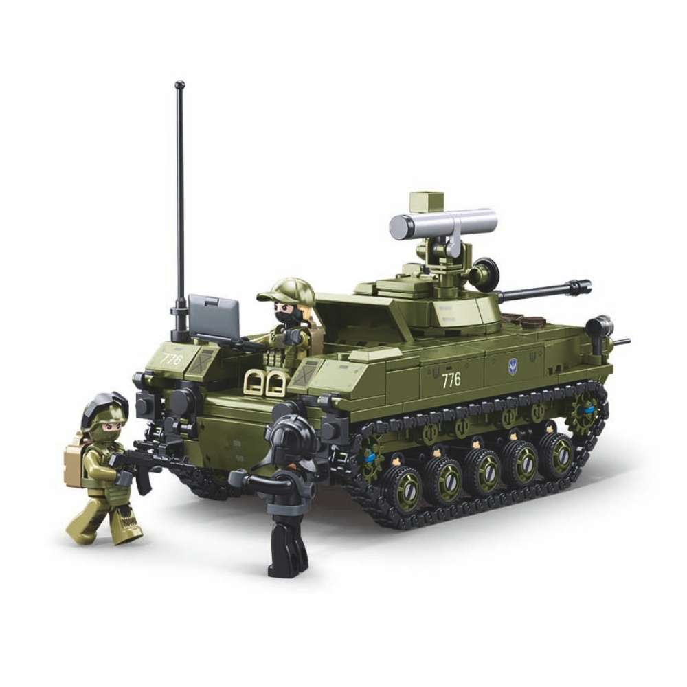 Sluban Building Set: Model Bricks - BMD-2S 2-in-1 Tank - 530 Pieces