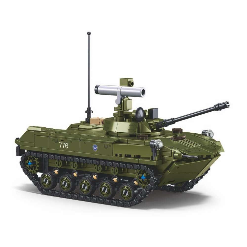 Sluban Building Set: Model Bricks - BMD-2S 2-in-1 Tank - 530 Pieces