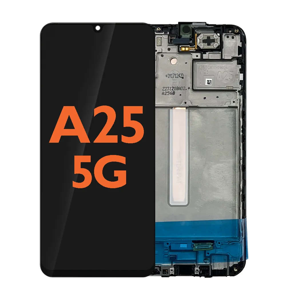 Samsung A25 Complete LCD & Digitizer With Frame + Free Screen Protector