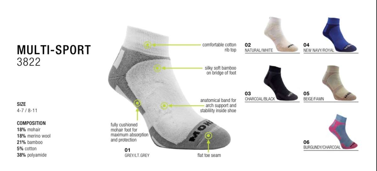 Multi Sport Socks 3822