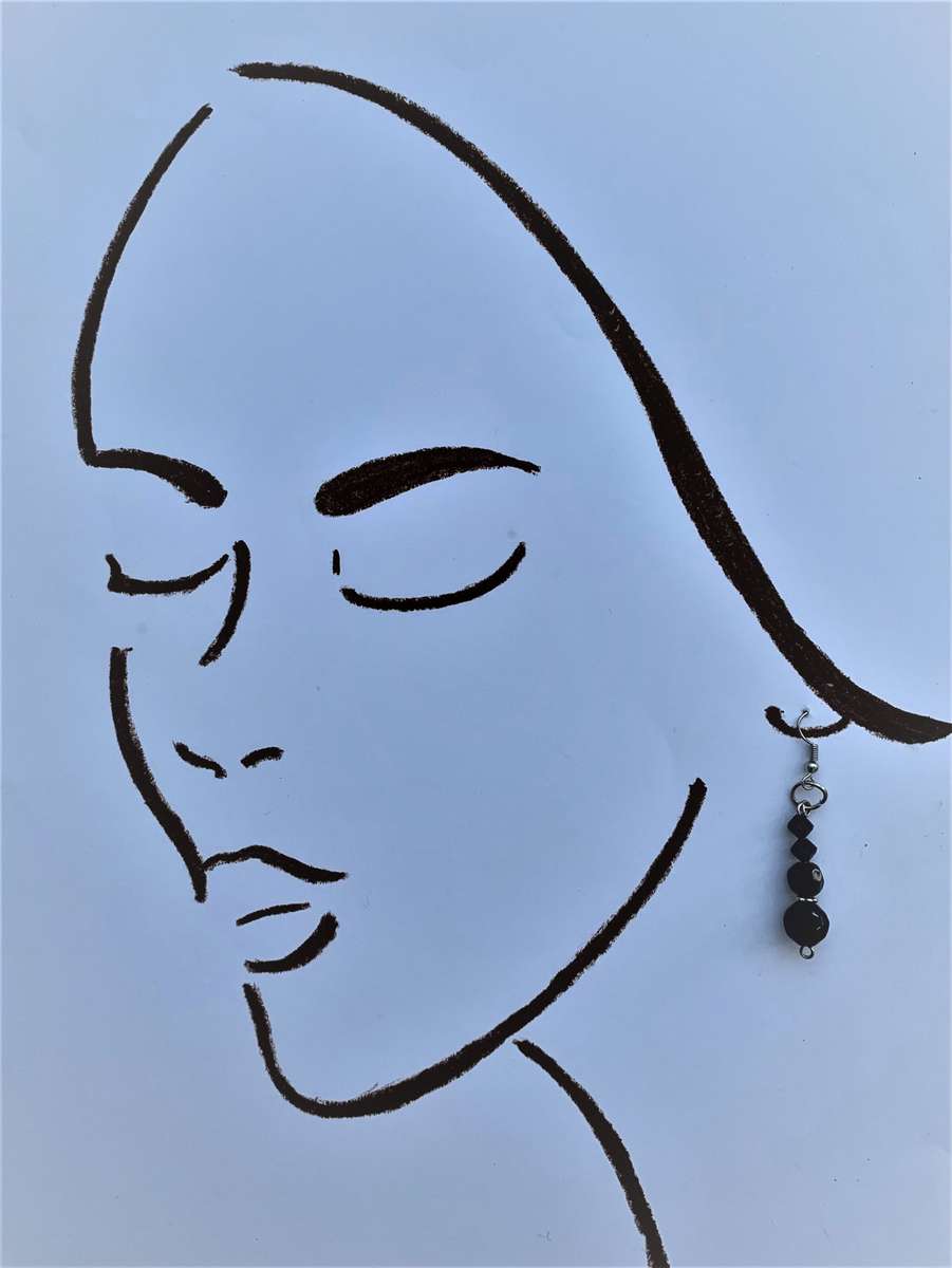 Black Diamond Earrings