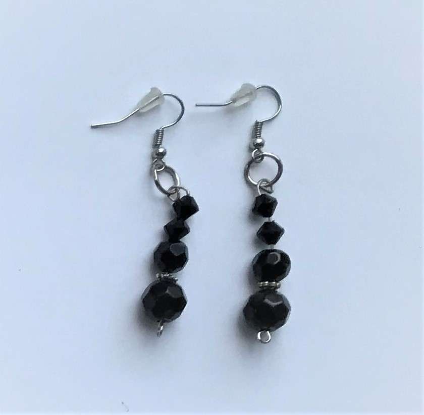 Black Diamond Earrings