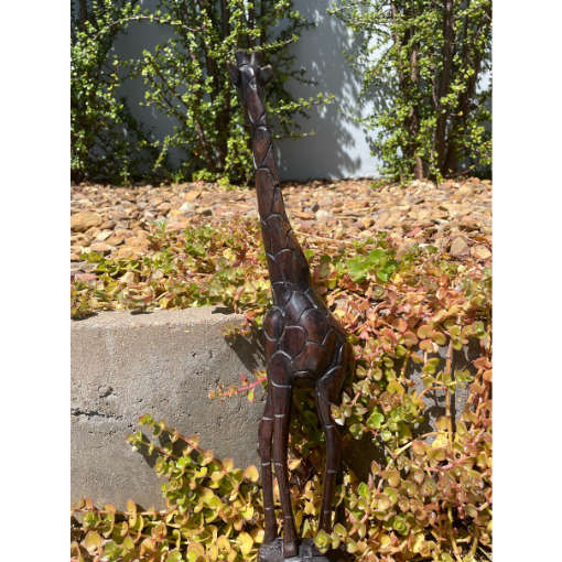 Wooden Giraffe Stand