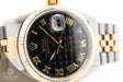 Rolex Oyster Perpetual Datejust Pyramid Dial Tiffany & Co Men's Watch