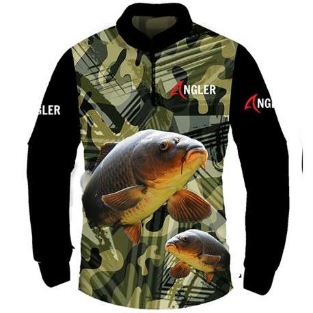 Angler - Camo Carp Sublimated Performance Shirt
