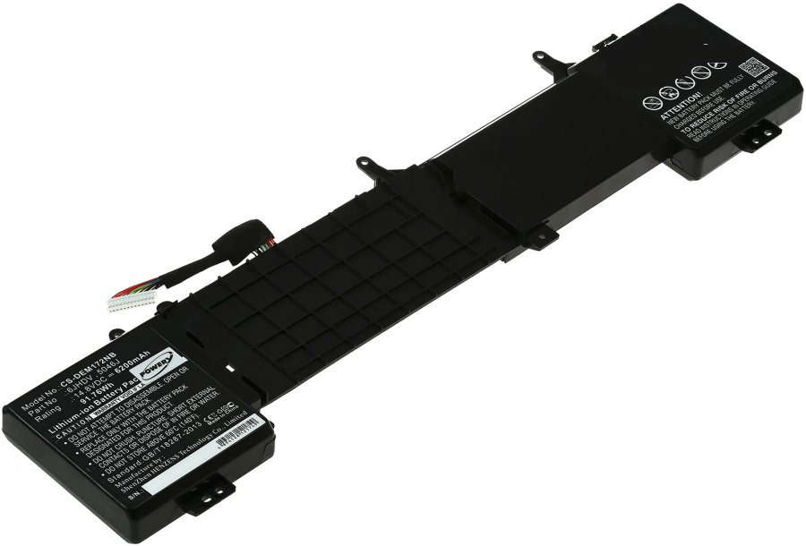 Generic Battery for Dell Alienware 17 R2, R3 - 6JHDV, 0JXFRP