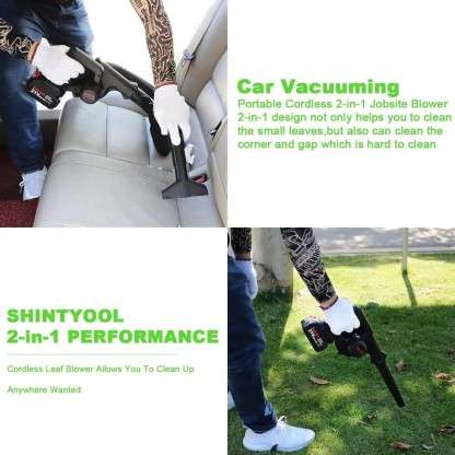 Cordless Sawdust Blower 7in1 Mini Suction Garden Leaf Leaf Blower