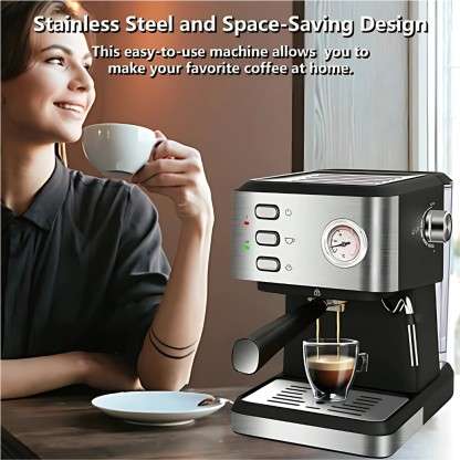 NCM Fully Automatic Espresso & Mocha Coffee Machine with Milk Frother  Barista
