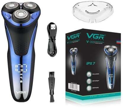 VGR V306 Electrical Mens Beard Trimmer - Waterproof & Rechargeable