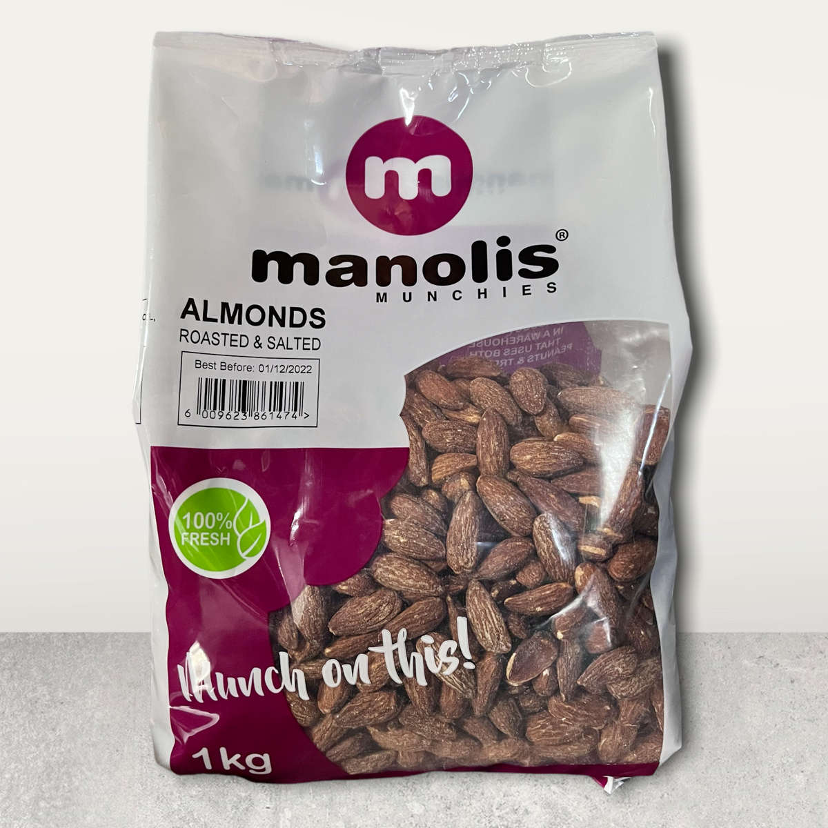 Almonds Roasted Salted - 200g