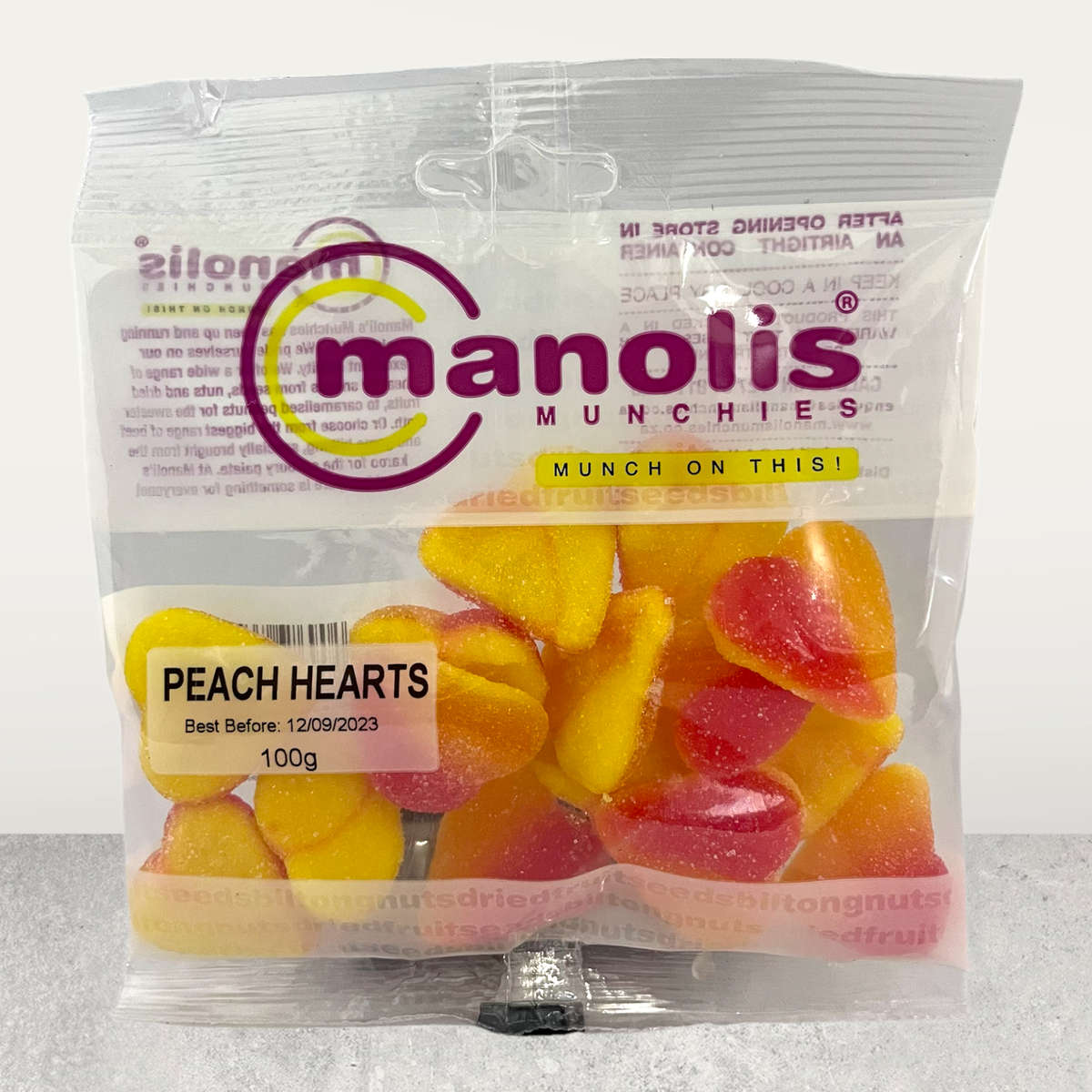 Peach Hearts - 5x100g