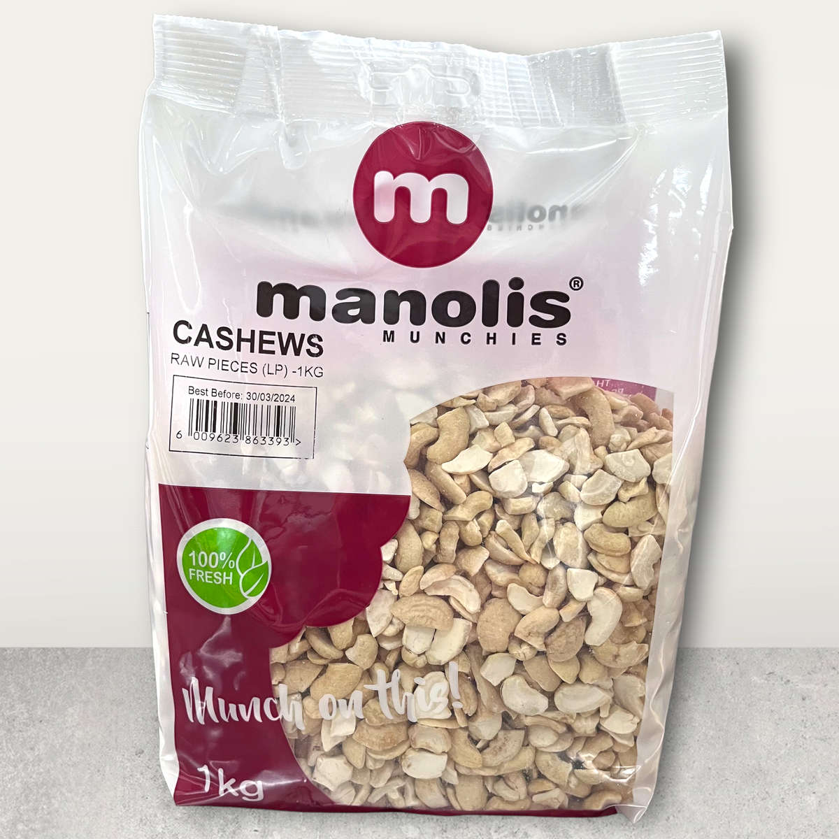 Cashews Raw Pieces (LP) 1kg