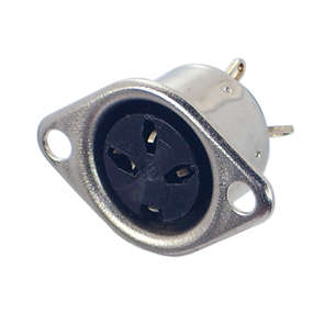 SOCKET DIN 3W P/M W/FLANGE  005503-000