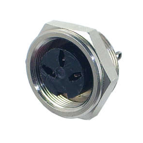 SOCKET DIN 3W P/M R/P THREADED  005593-000