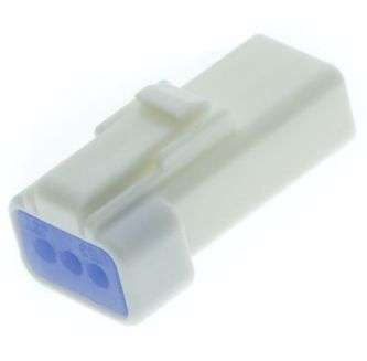 CONNECTOR HOUSING SOCKET 3W IP67 2mm 3A 03R-JWPF-VSLE-S