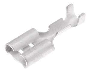 TERMINAL UN-INS BRASS 6.35mmx0.8 FEM TINNED 05032.411.131L